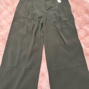 GAP Olive Green High-Rise Trousers